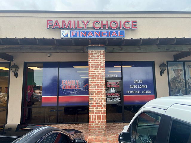 Family Choice Financial storefront in Alexandria, LA