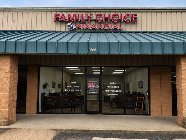 Family Choice Financial storefront in Canton, MS