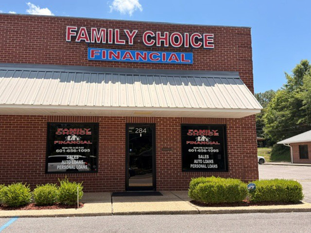 Family Choice Financial storefront in Philadelphia, MS