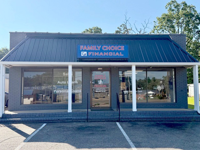 Family Choice Financial storefront in Ripley, MS